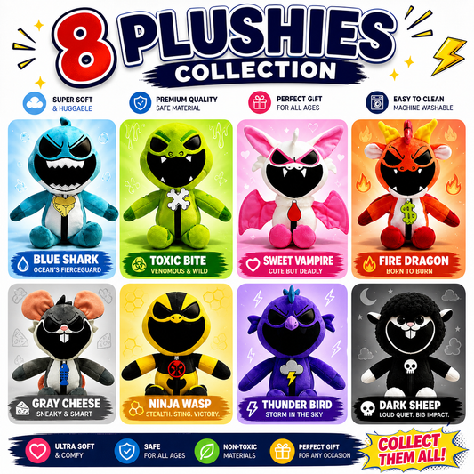 Nightmare Critters Plush Toy Doll - Soft Stuffed Animal Birthday Halloween Gift Cozy Kawaii Nightmare Critters Plush Toy Doll - Soft Stuffed Animal Birthday Halloween Gift Stuffed Animals Pixxel Core