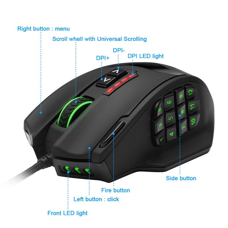 RGB backlit gaming mouse FLIPSTYLEZLLC RGB backlit gaming mouse 0  Pixxel Core