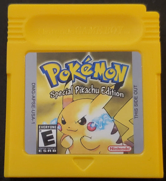 Pokemon Yellow GB Video Game Cartidge Game Boy 1999 VintageVideoGameStore Pokemon Yellow GB Video Game Cartidge Game Boy 1999   Pixxel Core
