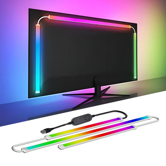 USB RGBIC LED Strip Lights for PC Monitor, App Controlled Gaming Backlight with Music Sync, 24 to 34 Inch Computer Screen LED Lighting for Gaming Room Decor NSD Gaming Supply USB RGBIC LED Strip Lights for PC Monitor, App Controlled Gaming Backlight with Music Sync, 24 to 34 Inch Computer Screen LED Lighting for Gaming Room Decor   Pixxel Core