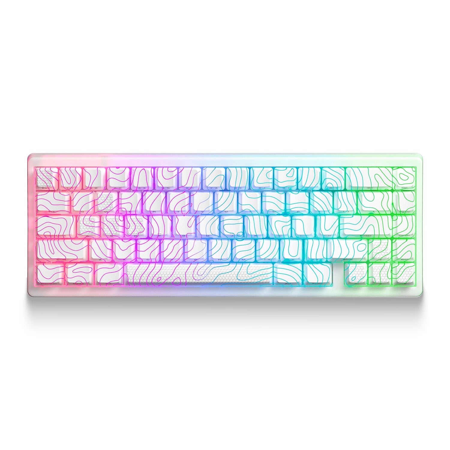 XVX M67 JadeStone Stellar White VIA Tri-Mode Mechanical Keyboard with IMD-Tech Keycaps XVX Keyboard Channel XVX M67 JadeStone Stellar White VIA Tri-Mode Mechanical Keyboard with IMD-Tech Keycaps   Pixxel Core
