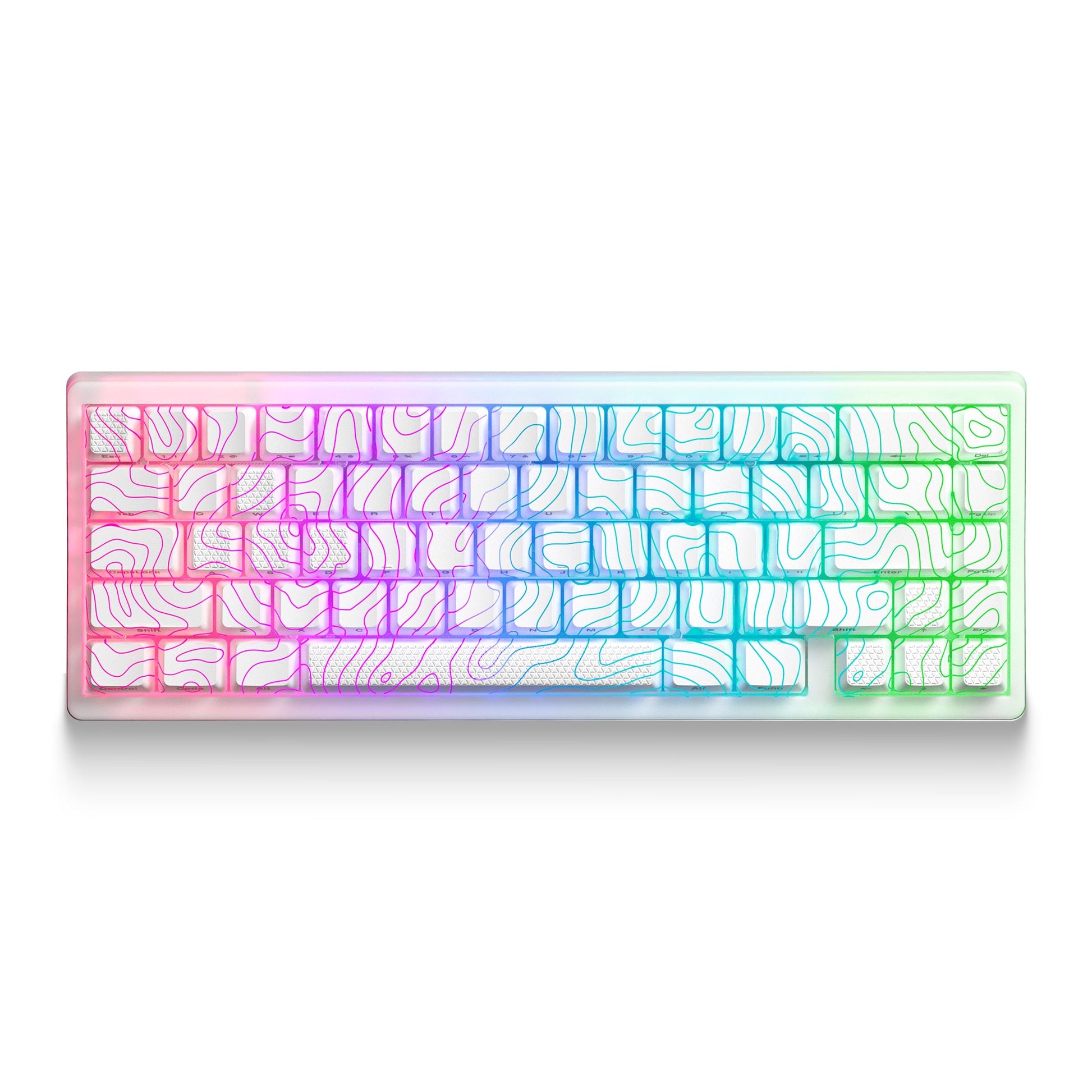 XVX M67 JadeStone Stellar White VIA Tri-Mode Mechanical Keyboard with IMD-Tech Keycaps XVX Keyboard Channel XVX M67 JadeStone Stellar White VIA Tri-Mode Mechanical Keyboard with IMD-Tech Keycaps   Pixxel Core