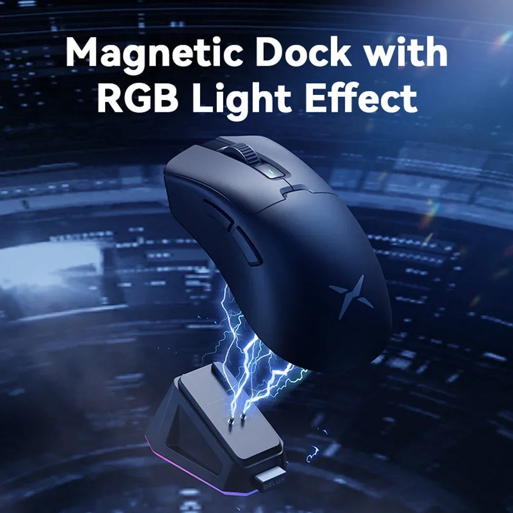 Wireless Gaming Mouse 8K Polling RGB Dock OBA Wireless Gaming Mouse 8K Polling RGB Dock Electronics > Computer Accessories  Pixxel Core
