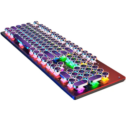 Retro Punk Mechanical Gaming Keyboard RGB Backlit OBA Retro Punk Mechanical Gaming Keyboard RGB Backlit Computers & Laptops > Computer Accessories  Pixxel Core