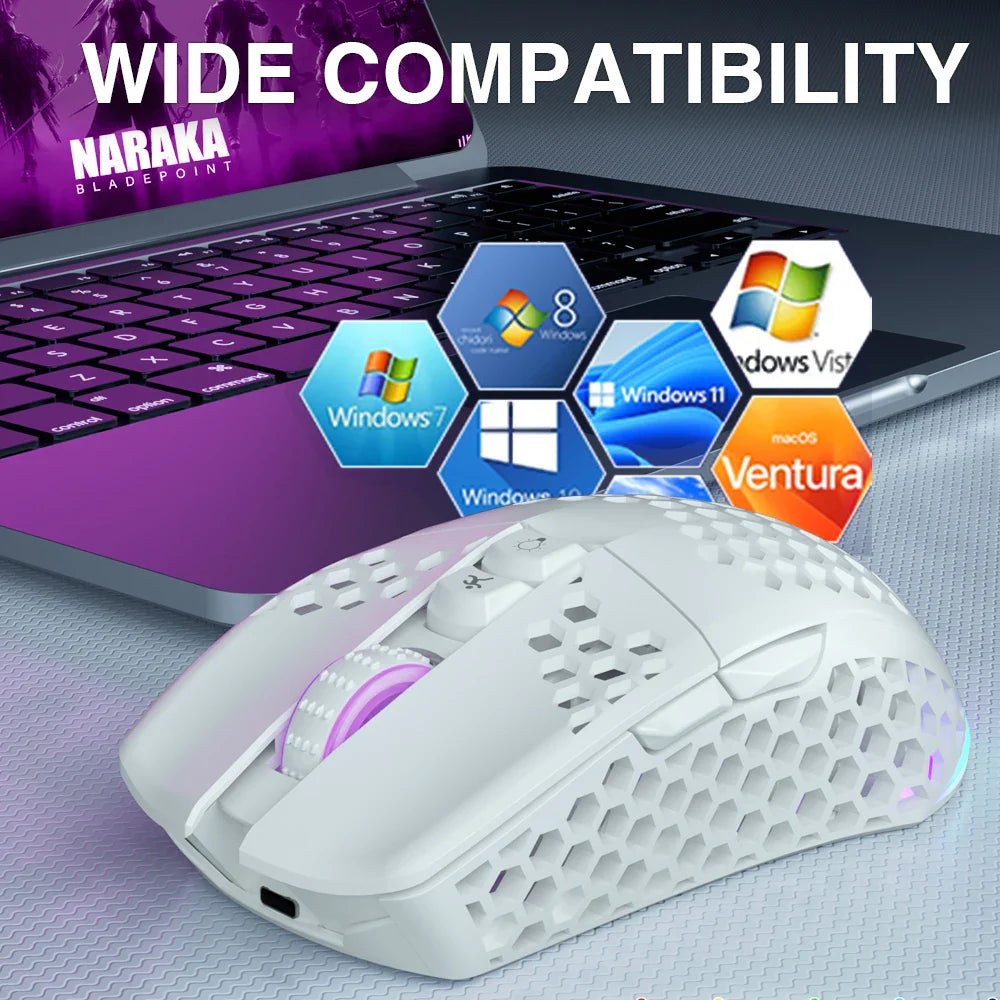 SM600 3-Mode Connection Wireless Gaming Mouse Electronics Den SM600 3-Mode Connection Wireless Gaming Mouse   Pixxel Core