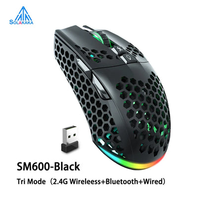 SM600 3-Mode Connection Wireless Gaming Mouse Electronics Den SM600 3-Mode Connection Wireless Gaming Mouse   Pixxel Core