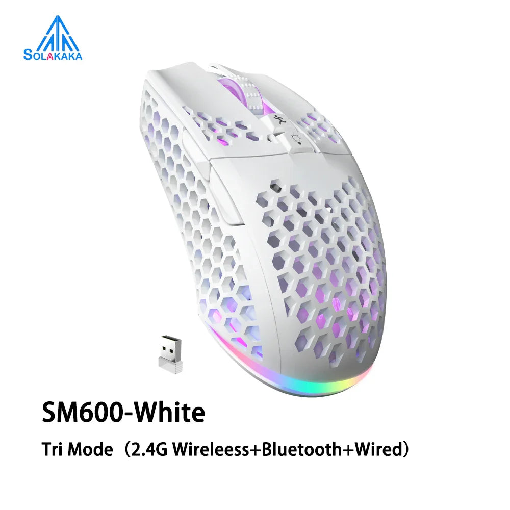 SM600 3-Mode Connection Wireless Gaming Mouse Electronics Den SM600 3-Mode Connection Wireless Gaming Mouse   Pixxel Core