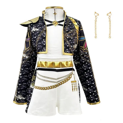 Hot Selling Korean Style Girls Suit Halloween Cosplay Hot Girl Show Costume Black Shiny Suit Halloween Girl Anime Costume Pixxel Core Hot Selling Korean Style Girls Suit Halloween Cosplay Hot Girl Show Costume Black Shiny Suit Halloween Girl Anime Costume   Pixxel Core