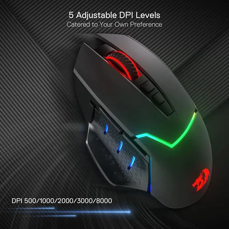 M690 PRO Wireless Gaming Mouse Electronics Den M690 PRO Wireless Gaming Mouse   Pixxel Core