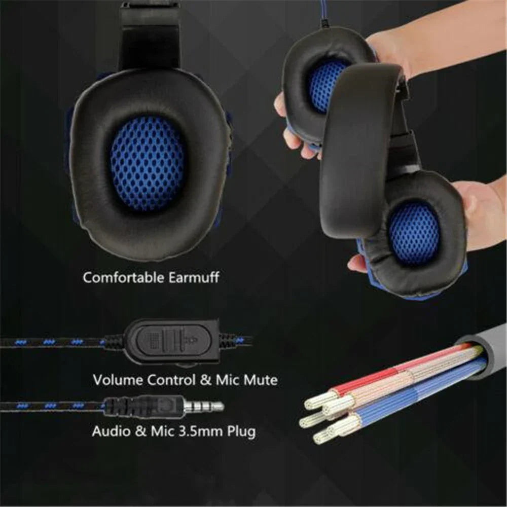 Wired Gaming Headset with Noise Cancelling Microphone OBA Wired Gaming Headset with Noise Cancelling Microphone Electronics > Headphones  Pixxel Core