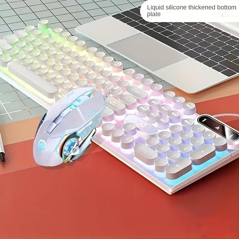 Ultimate Gaming and Office Keyboard and Mouse Set with Mechanical Touch and Headset - Wired TM Ultimate Gaming and Office Keyboard and Mouse Set with Mechanical Touch and Headset - Wired Electronics > Computer Accessories  Pixxel Core