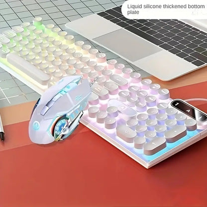 Ultimate Gaming and Office Keyboard and Mouse Set with Mechanical Touch and Headset - Wired TM Ultimate Gaming and Office Keyboard and Mouse Set with Mechanical Touch and Headset - Wired Electronics > Computer Accessories  Pixxel Core