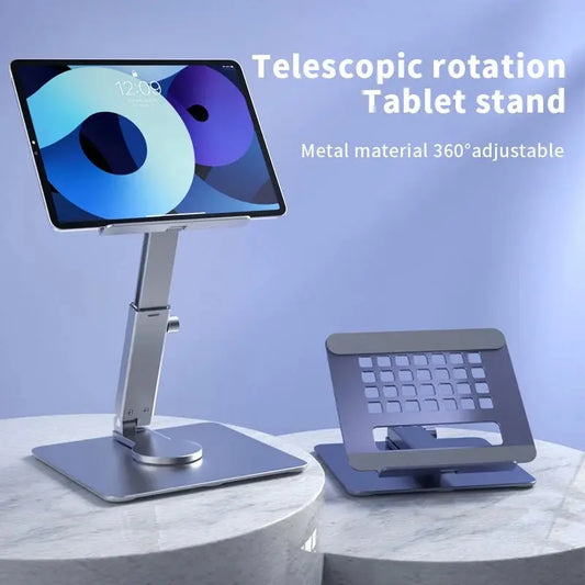 alloy Sliding rod retractable folding tablet stand holder Portable Notebook Keyboard bracket suporte for Macbook Air Pro ipad - Pixxel Core