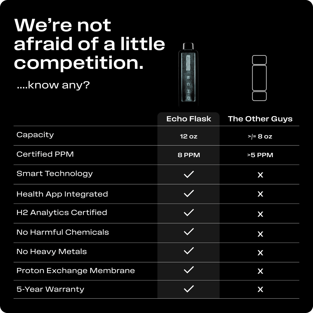 ECHO Flask Hydrogen Water Bottle - Pixxel Core