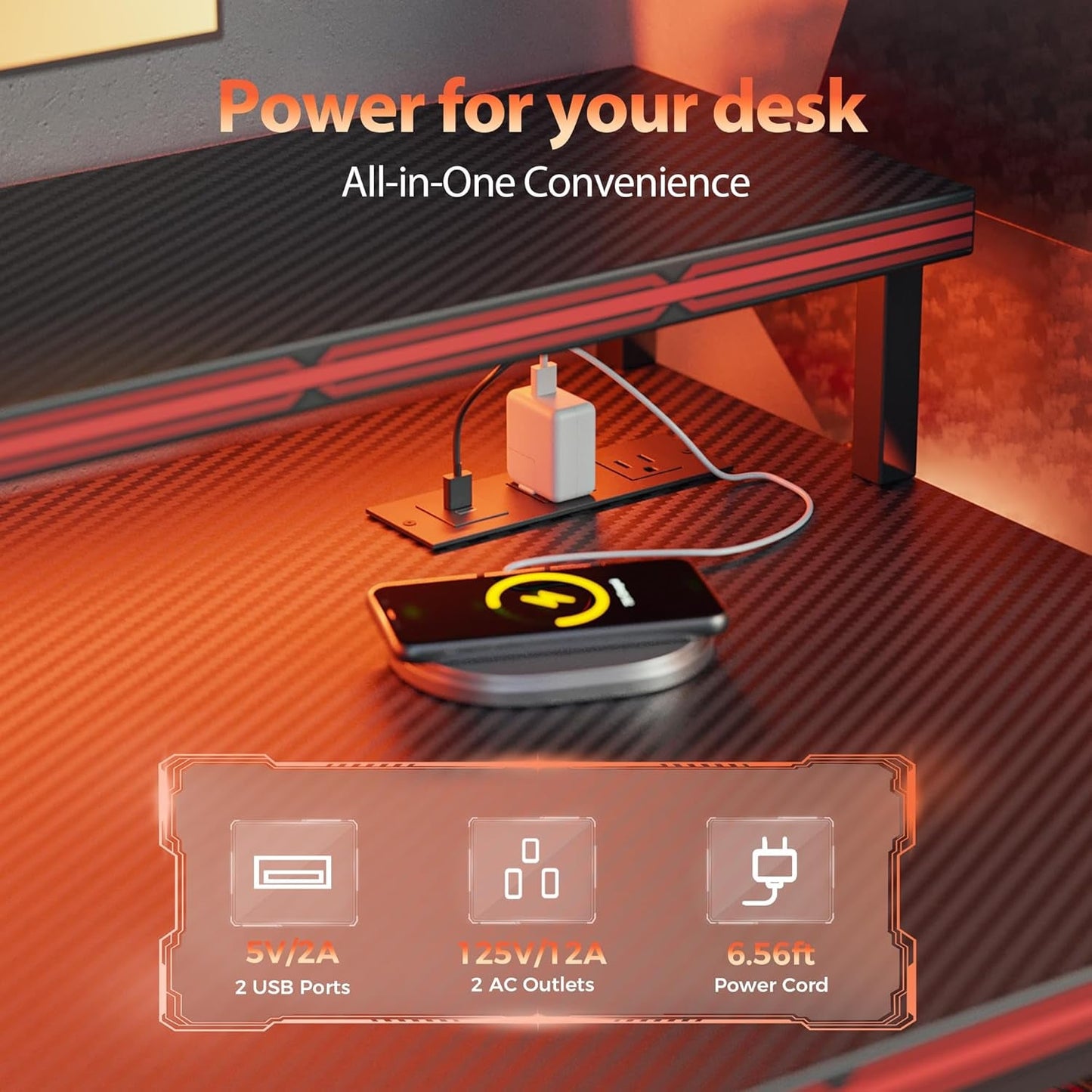 Multifunctional Gaming Desk With Integrated LED Lighting ShipItFurniture Multifunctional Gaming Desk With Integrated LED Lighting Desk  Pixxel Core