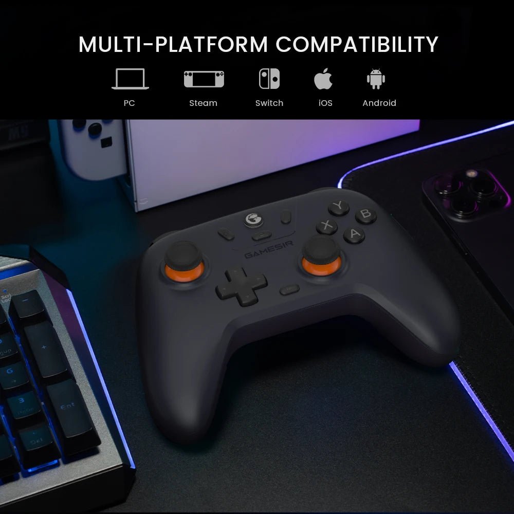 GameSir Nova Lite Switch Controller Hall Effect Gamepad for Nintendo Switch iPhone Android Mobile Phone Windows PC Steam - Pixxel Core