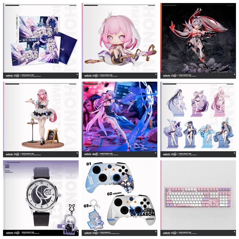 [Genuine] Game miHoYo Zenless Zone Zero&Genshin Impact&Honkai Star Rail&Honkai Impact 3RD&Tears of Themis& Cosplay Gift Box Set - Pixxel Core
