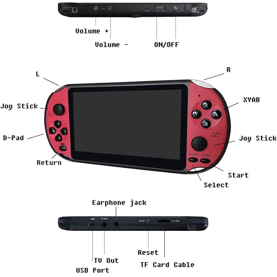 Handheld Game Console for Kids/Adults X12 Pro DailySale Handheld Game Console for Kids/Adults X12 Pro Video Games & Consoles  Pixxel Core