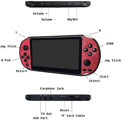 Handheld Game Console for Kids/Adults X12 Pro DailySale Handheld Game Console for Kids/Adults X12 Pro Video Games & Consoles  Pixxel Core