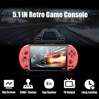 Handheld Game Console for Kids/Adults X12 Pro DailySale Handheld Game Console for Kids/Adults X12 Pro Video Games & Consoles  Pixxel Core