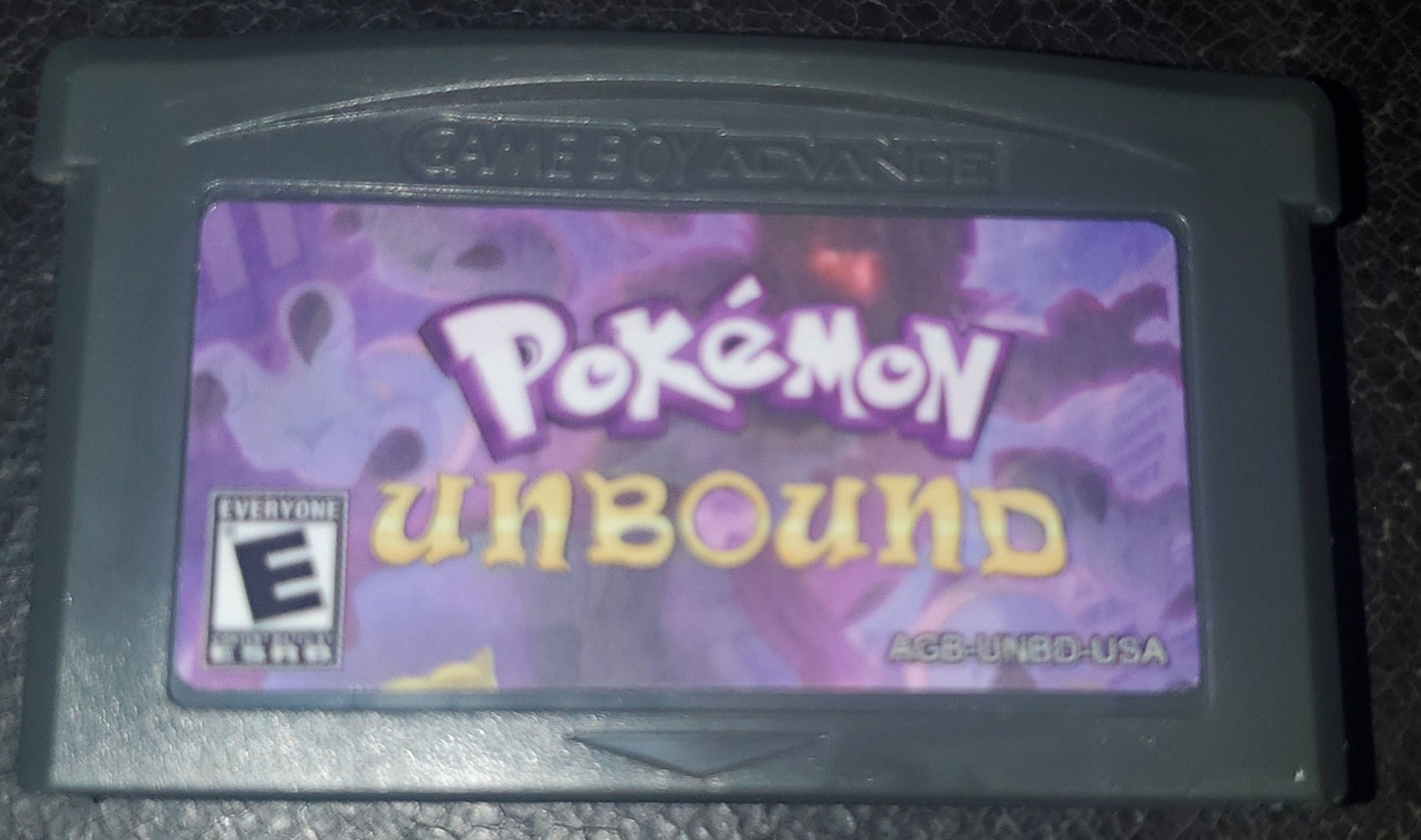 Pokemon Unbound GBA ROM Hack Video Game Custom Gameboy Advance VintageVideoGameStore Pokemon Unbound GBA ROM Hack Video Game Custom Gameboy Advance   Pixxel Core