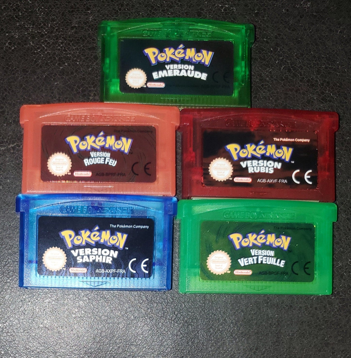 Pokemon Emerald FireRed Ruby Sapphire GBA Video Game French German VintageVideoGameStore Pokemon Emerald FireRed Ruby Sapphire GBA Video Game French German   Pixxel Core