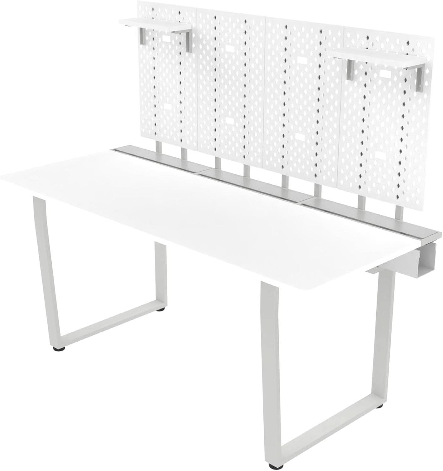 Large Gaming Desk with Pegboard and Cable Management ShipItFurniture Large Gaming Desk with Pegboard and Cable Management n/a  Pixxel Core