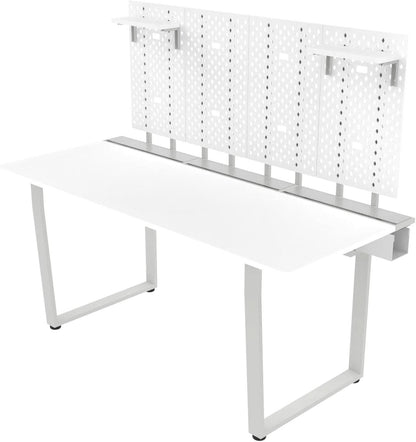 Large Gaming Desk with Pegboard and Cable Management ShipItFurniture Large Gaming Desk with Pegboard and Cable Management n/a  Pixxel Core
