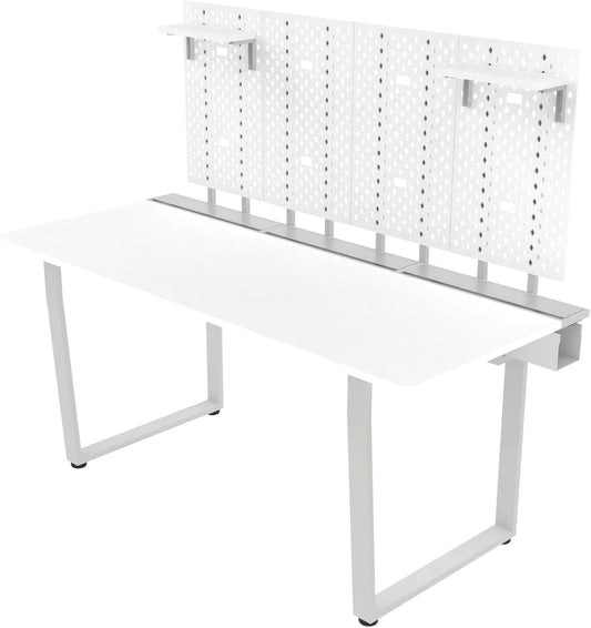 Large Gaming Desk with Pegboard and Cable Management ShipItFurniture Large Gaming Desk with Pegboard and Cable Management n/a  Pixxel Core