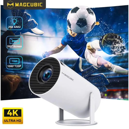 MAGCUBIC Projector HY300 PRO 8K Android 14 Dual Wifi6 290ANSI Allwinner H726 BT5.4 1080P 1280*720P Home Cinema Outdoor Projetor - Pixxel Core