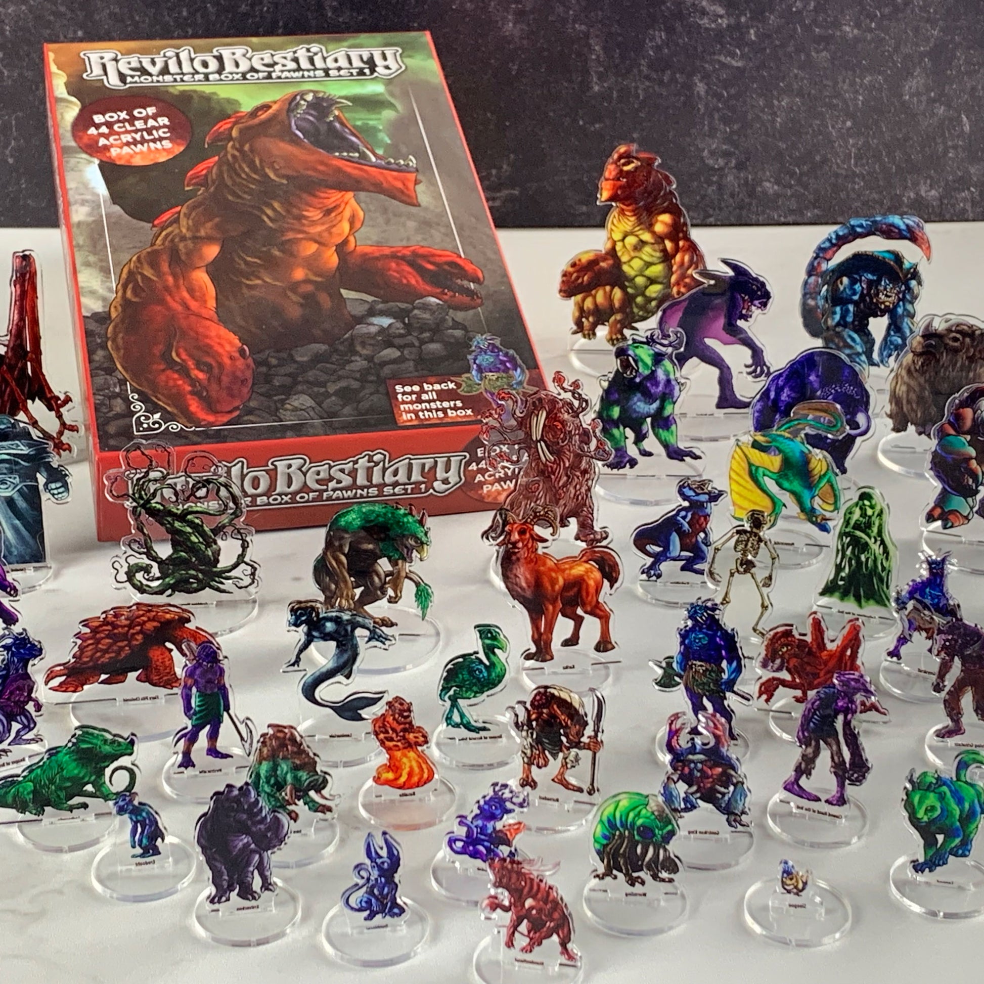 Revilo Bestiary Pawns: Box 1 DC-Creature Curation Revilo Bestiary Pawns: Box 1 Game  Pixxel Core