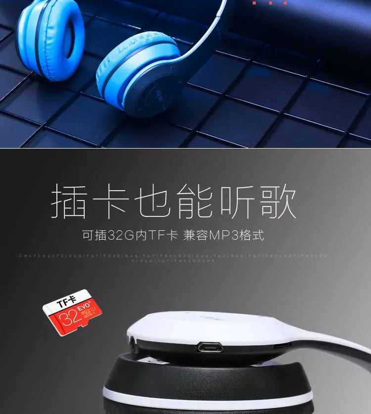Stereo P47 Headset 5.0 Bluetooth Headset Folding Series Wireless Sports Game Headset for iPhone XiaoMi - Pixxel Core