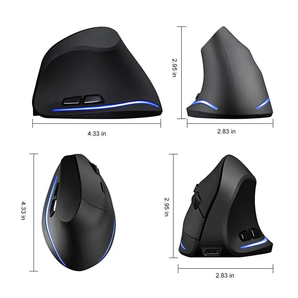 Stylish Vertical Wireless Mouse Game Rechargeable Ergonomic Mouse Modern Design RGB Optical USB Mice For Windows Mac 2400 DPI 2.4G Mice Stevvex Stylish Vertical Wireless Mouse Game Rechargeable Ergonomic Mouse Modern Design RGB Optical USB Mice For Windows Mac 2400 DPI 2.4G Mice STIL8457URUYY  Pixxel Core