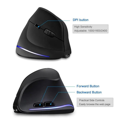 Stylish Vertical Wireless Mouse Game Rechargeable Ergonomic Mouse Modern Design RGB Optical USB Mice For Windows Mac 2400 DPI 2.4G Mice Stevvex Stylish Vertical Wireless Mouse Game Rechargeable Ergonomic Mouse Modern Design RGB Optical USB Mice For Windows Mac 2400 DPI 2.4G Mice STIL8457URUYY  Pixxel Core